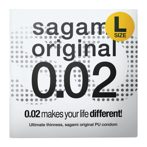 Полиуретановый презерватив Sagami Оriginal тонкие 0,02 1 шт размер L - 2