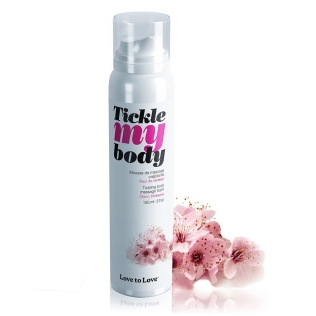 Массажная пена с ароматом цветущей вишни Love To Love TICKLE MY BODY 150 мл