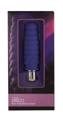 Вібратор міні Rocks Off Mini-Mates 10 Disco (Purple) - 2