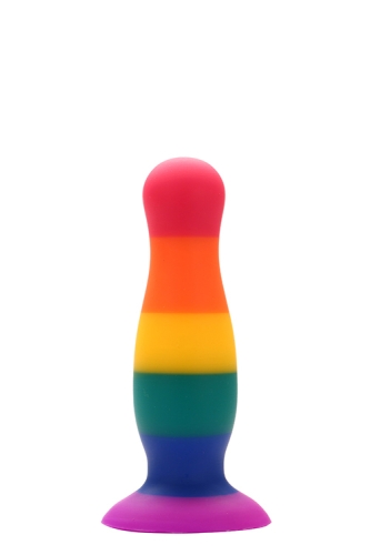 Райдужна пробка для анала COLOURFUL LOVE PLUG - 1