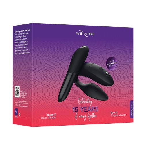 Подарунковий набір секс іграшок чорного кольору We-Vibe 15 Year Anniversary Collection - 7