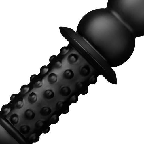 Анальний ланцюжок чорного кольору BUTTR Akimbo Double Sided Anal Dildo - 5