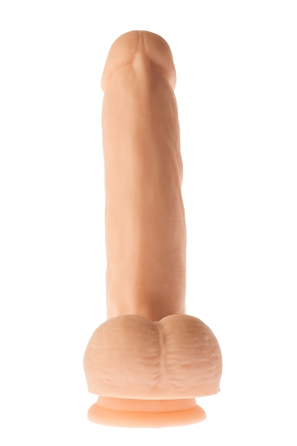 Гибкий фаллоимитатор реалистичный на присоске бежевый DREAM TOYS MR. DIXX MAGIC MILO 8.3INCH DILDO - 4