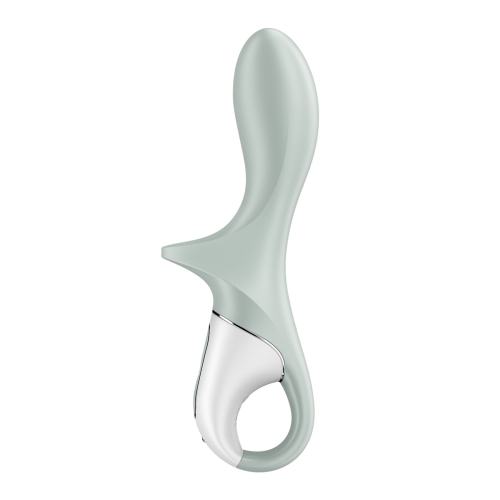Анальний вібратор із обмежувачем зеленого кольору Satisfyer Air Pump Booty 3 - 2
