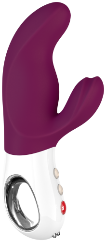 Вібратор із стимуляцією клітора фіолетовий Fun Factory Miss Bi - 1