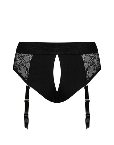 Мереживні труси для страпона з підв'язками для панчіх Strap-On-Me DIVA HARNESS S - 4