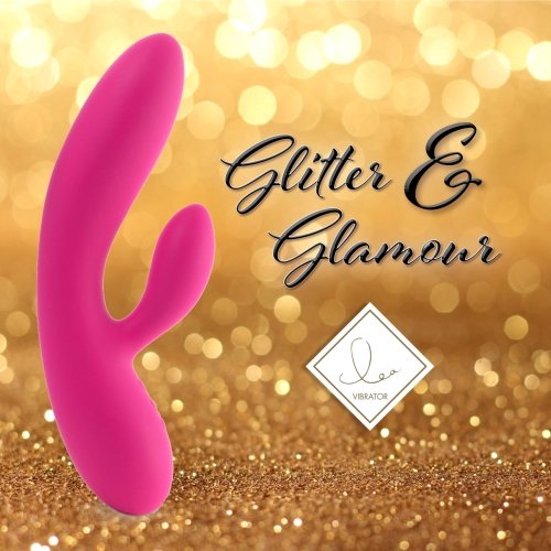 Кролик вібратор з відростком для клітора з двома моторами рожевий FeelzToys Lea Rabbit Vibrator - 3