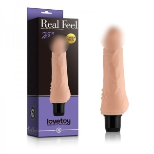 Реалистичный вибратор с шипами для клиторального массажа Lovetoy Real Feel