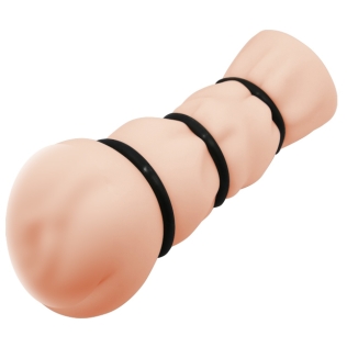 Мастурбатор вагіна тілесного кольору LYBAILE Crazy Bull Pocket Pussy 3D 