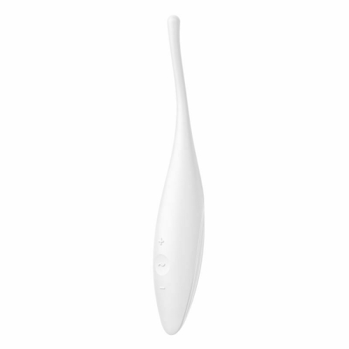Смарт вибратор для клитора белого цвета Satisfyer Twirling joy - 1