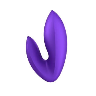 Вибратор на палец для стимуляции клитора и груди фиолетового цвета Satisfyer Love Riot 
