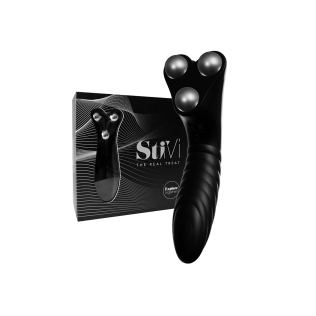 Вибратор для пар черный HOT StiVi - The Real Threat Partner Vibrator 