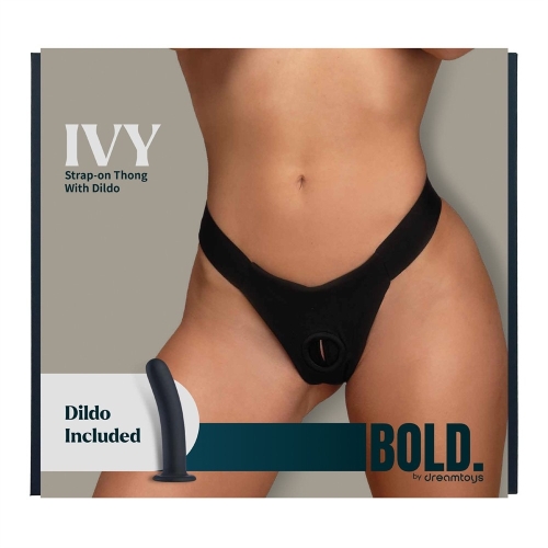 Страпон на трусиках чорний Dream Toys Bold - 2