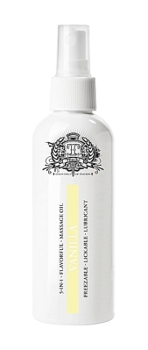 Съедобная смазка на водной основе cо вкусом и ароматом Ванили Shots Ice Lubricant 80 мл - 1