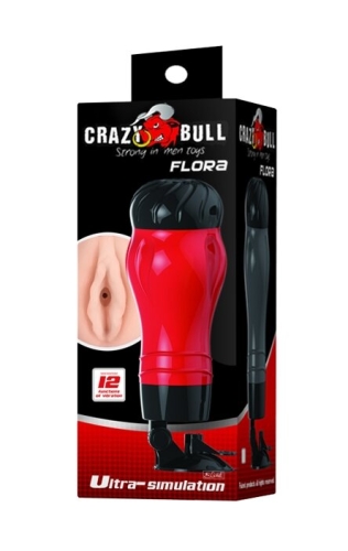 Мастурбатор ротик з вібрацією CRAZY Bull-Flora - 10