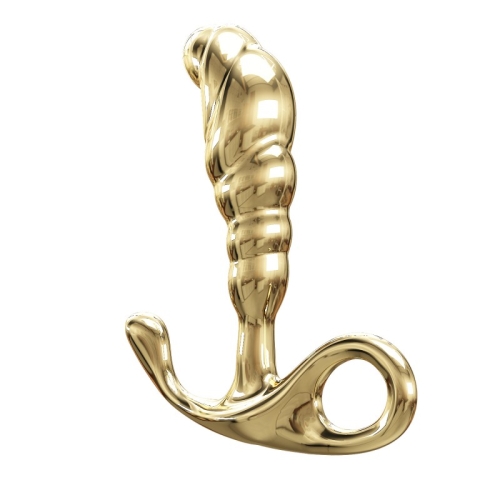 Масажер простати для чоловіків із цинкового сплаву золотистий LYBAILE Anal Massager Jack - 3
