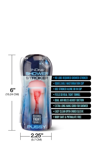 Мастурбатор вагина телесного цвета Happy ending Shower stroker self lubricating Pussy - 3