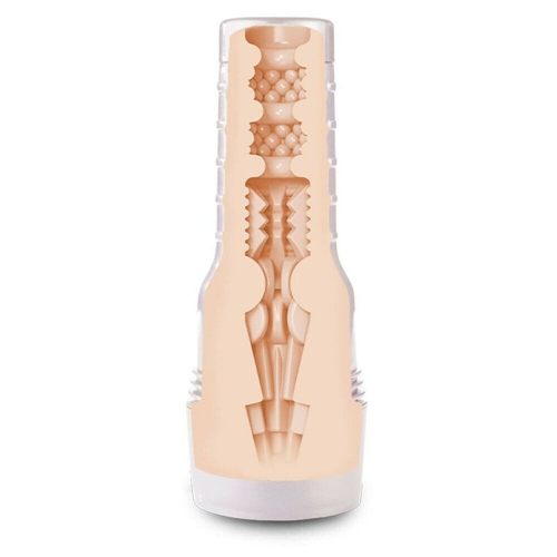Мастурбатор в колбе вагина из киберкожи телесного цвета порноактрисы Adriana Chechik Fleshlight - 3