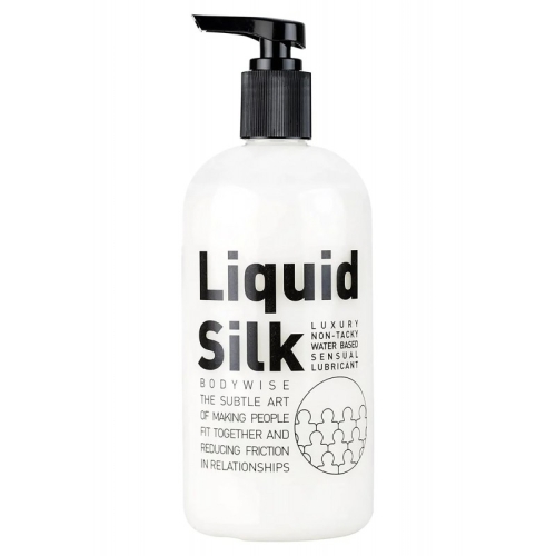 Комфортний лубрикант на водяній основі Bodywise Liquid Silk 500мл - 1