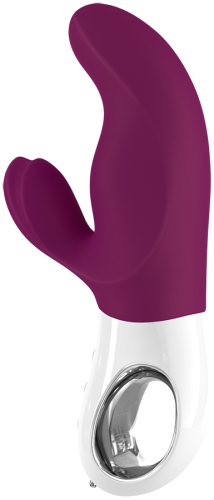 Вібратор із стимуляцією клітора фіолетовий Fun Factory Miss Bi - 6