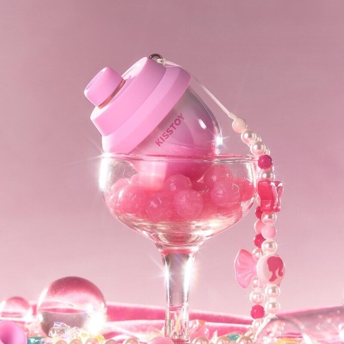 Вакуумний стимулятор для клітора рожевий KissToy Kiss Pods - 5