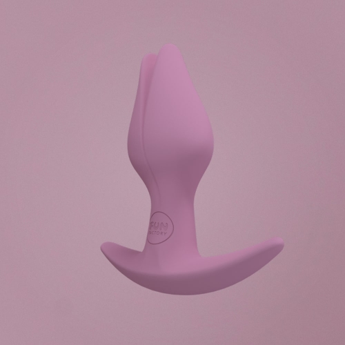 Анальна пробка у формі троянди рожевого кольору Fun Factory Bootie Fem - 9