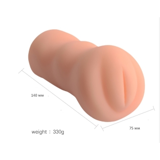 Мастурбатор Вагіна ребриста з кібершкіри Xiang'er Pussy L 14,5 см