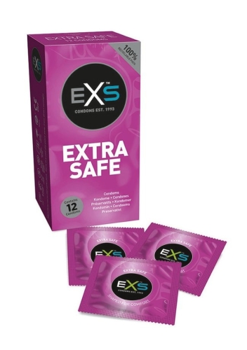 Презервативы утолщенные латексные EXS Extra THICK 12 штук - 1