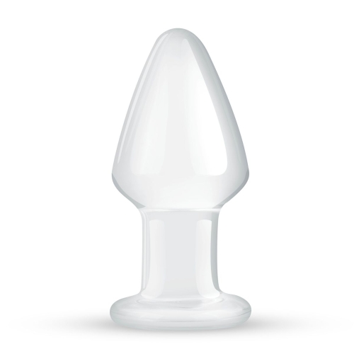 Стеклянная анальная пробка с возможностью нагревания Gildo Glass Buttplug No. 25 - 1