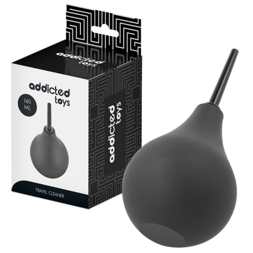 Анальная клизма черная Addicted Toys Travel Anal Cleaner 160 мл - 1