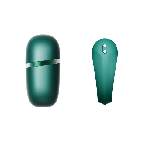 Ерекційне віброкільце на член зеленого кольору Zalo Apis Turquoise - 9