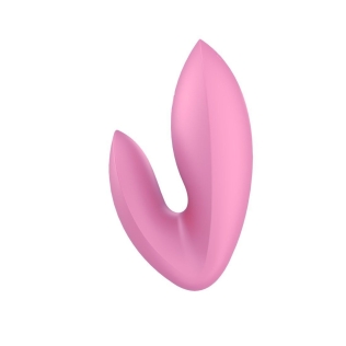 Вибратор на палец для стимуляции клитора и груди розового цвета Satisfyer Love Riot