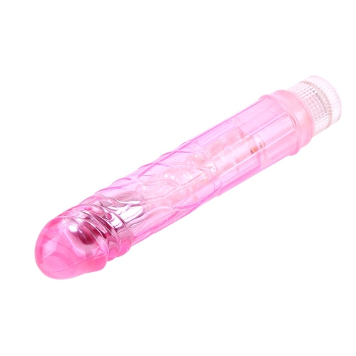 Вібратор гелевий рожевий Chisa Seduction Glitters Boy - 4