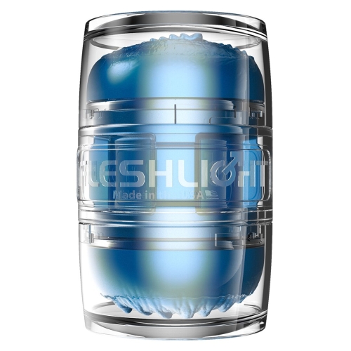 Мастурбатор Двосторонній Анус і Вагіна синього кольору Fleshlight Quickshot Alien - 7