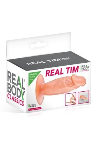 Фаллоимитатор 11 см/3,4 см реалистичный на присоске Real Body - Real Tim - 3