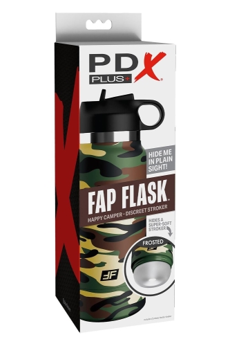 Мастурбатор у колбі нереалістичний для чоловіків прозорий Pipedream PDX Plus Fap Flask - 7