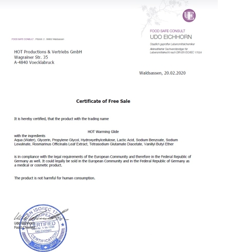 Согревающий лубрикант на водной основе HOT WARMING Glide 100 мл - 3