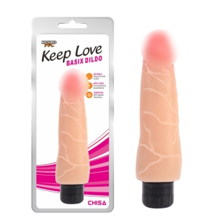 Вібратор реалістичний тілесного кольору Chisa Keep Love Basix