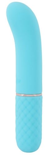 Ромбовидный вибратор для точки G голубой Soft Silicone Cuties 10 режимом вибрации - 4