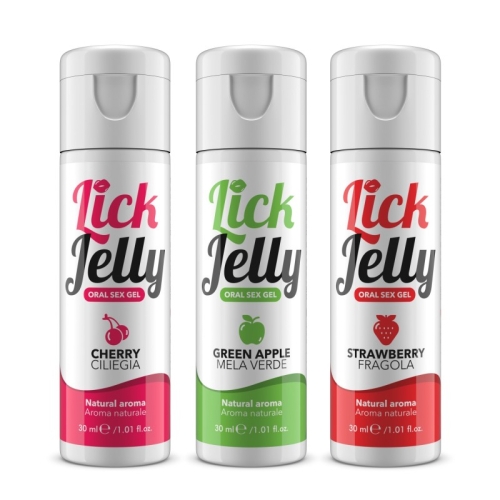 Оральний лубрикант на водній основі зі смаком яблука Intimateline Lick Jelly Oral Sex Gel 50мл - 2