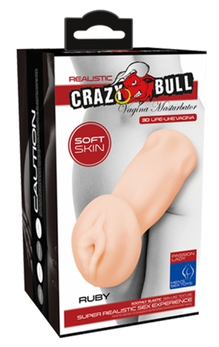 Мастурбатор вагина телесного цвета LYBAILE Crazy Bull Ruby Soft Skin - 9
