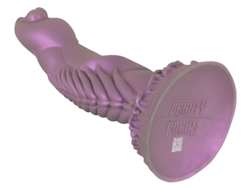Фаллоимитатор в виде фантазийного пениса с присоской розового цвета Beasty Cocks Alien Phallus - 6