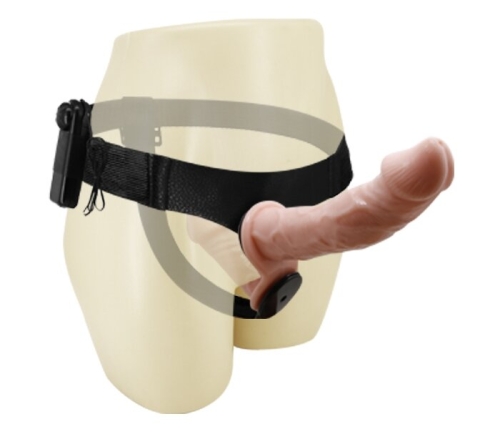 Страпон на поясі з вібрацією з 2-ма вібромоторами ULTRA PASSIONATE HARNESS STRAP-ON - 4