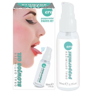 Стимулирующий оральный гель на водной основе со вкусом мяты перцовой Hot Oral Optimizer Blowjob Gel 50 мл