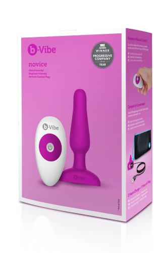 Анальна пробка з вібрацією b-Vibe для еротичних ігор рожева - 11