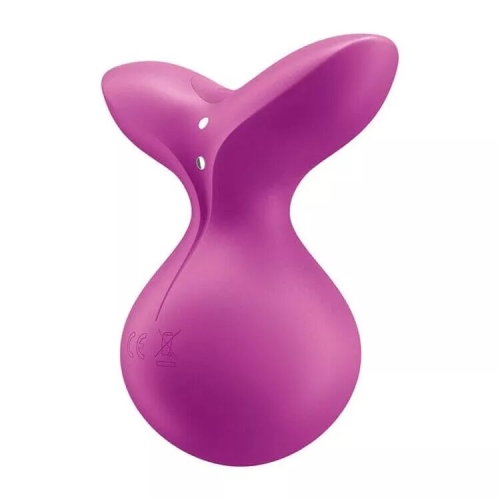 Вибратор для стимуляции клитора и сосков фиолетового цвета Satisfyer Viva la Vulva 3 - 3