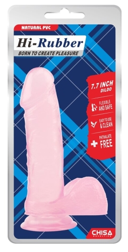 Фалоімітатор на присоску реалістичний рожевий CHISA 7.7 Inch Dildo Pink - 5
