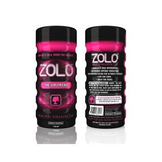 Мастурбатор для мужчин малинового цвета Zolo The Girlfriend Cup
