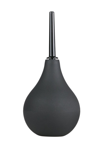 Анальний душ перед сексом силіконовий чорний Easytoys Black Anal Douche medium - 1