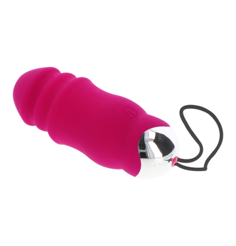 Виброяйцо с пультом ДУ малинового цвета Toy joy Sunny Side Up And Down - 2